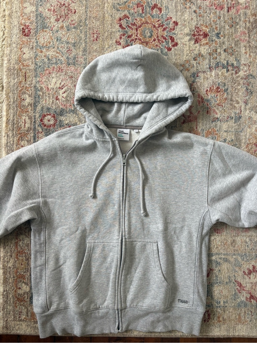 TNA cozy fleece zip up hoodie